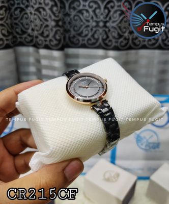 Curren 9054 Ladies Chain Watch- Black Dial- Rose Golden Bezel- Black Chain- TF Code CR215CF_img_6