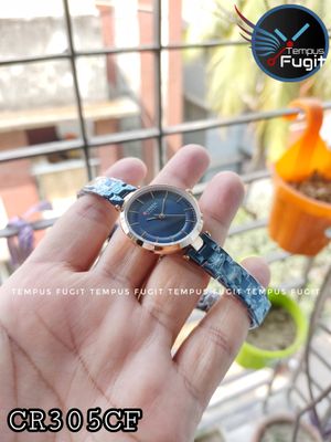 Curren 9054 Ladies Chain Watch- Blue Dial- Rose Golden Bezel- Blue Chain- TF Code CR305CF_img_7