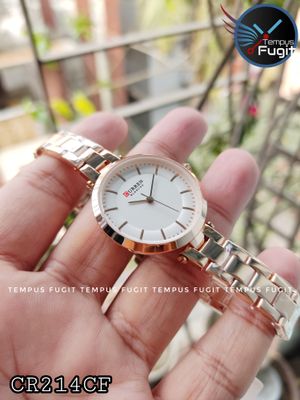 Curren 9054 Ladies Chain Watch- White Dial- Rose Golden Bezel- Rose Golden Chain- TF Code CR214CF_img_5