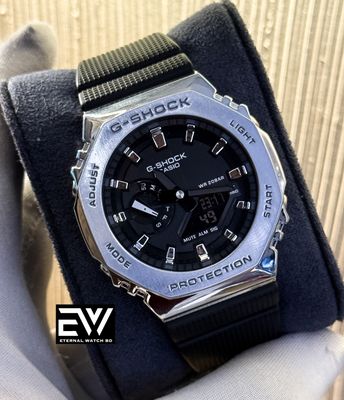 G SHOCK BLACK BELT SILVER CASE BLACK DIAL_img_4