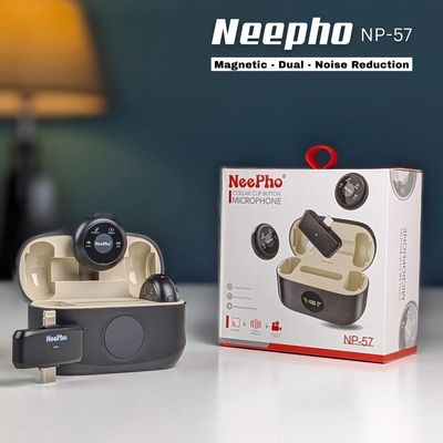 NeePho NP-57 Wireless Dual Microphone with Noise Reduction – iOS & Android_img_3