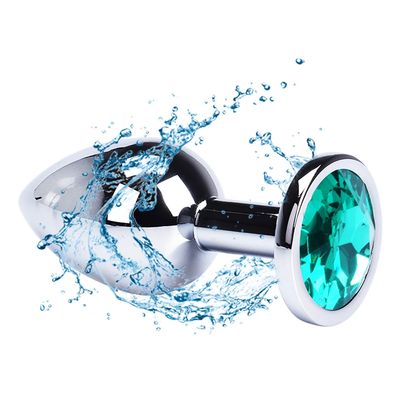 Metal Anal Plug Stainless Steel Butt Plug With Jewelry Colorful Crystal Anus Plug Anal Bead Adults Sex Toys for Women Adult Game_img_2