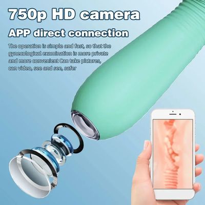 Female Vibrator with App Control Heating Dildo HD Endoscopic Camera Video Recording Flashlight Illumination Sex Toys for Couples_img_4