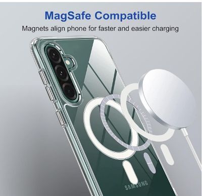 Samsung Galaxy A14 4G/5G Back Cover Anti Yellow With Magsafe Design_img_0