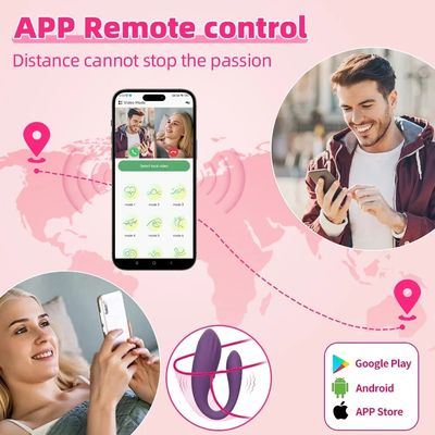 Wireless Dildo Vibrator Female Dual Motors U Shape Clitoris Vagina Stimulator Wearable G-spot Sex Toys for Women Couples Adults_img_1