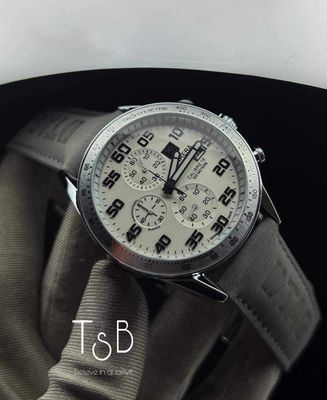 Tag Heuer Calibre 16 Gray Belt White Dial_img_0