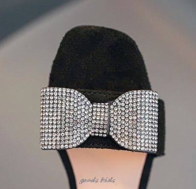 Kids Girls Summer Leather Diamond Bow Princess Flat Heel Sandals (3.5 to 11 years)_img_5