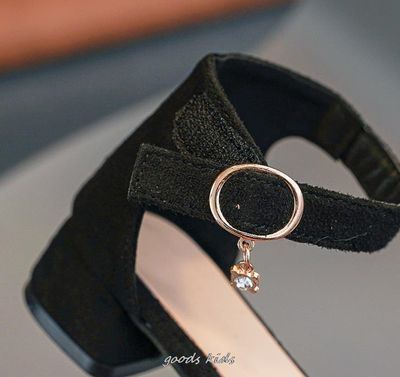 Kids Girls Summer Leather Diamond Bow Princess Flat Heel Sandals (3.5 to 11 years)_img_6