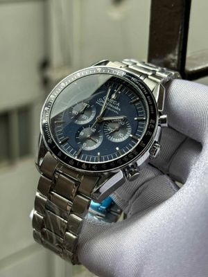 Omega MoonWatch Silver Chain Blue Dial_img_0