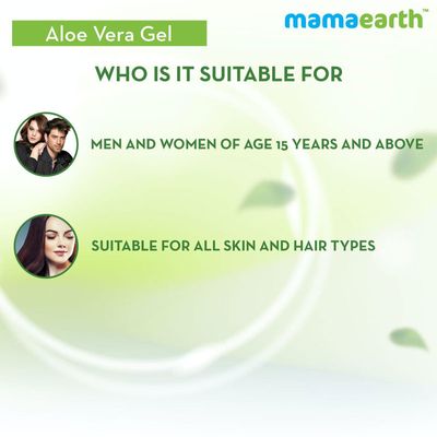 Mamaearth aloe vera gel with pure aloe vera & vitamin E for skin and hair 300.0 ml_img_1