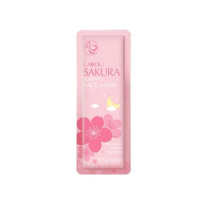 Laikou Sakura Sleeping Face Mask 3g – Hydrating, Brightening & Anti-Aging Night Cream_img_0