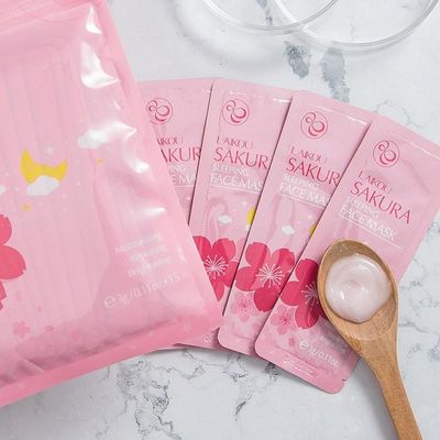 Laikou Sakura Sleeping Face Mask 3g – Hydrating, Brightening & Anti-Aging Night Cream_img_2