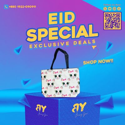 2025 Trendy Canvas Tote Bag – Women’s Multi-Color Print Shoulder Bag | High Capacity, Lightweight & Washable | Custom Pattern Design_img_1