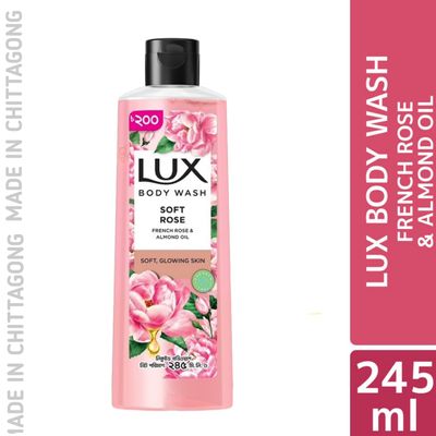Lux French Rose & Almond Body Wash 245ml – Soft Glowing Skin_img_1