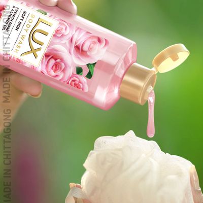 Lux French Rose & Almond Body Wash 245ml – Soft Glowing Skin_img_3