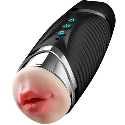 Automatic Male Masturbation Cup Penis Massage Vagina Blowjob Vibration Dual Channel Men Masturbator Sex Toys for Men Adult Goods_img_1