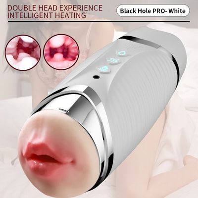 Automatic Male Masturbation Cup Penis Massage Vagina Blowjob Vibration Dual Channel Men Masturbator Sex Toys for Men Adult Goods_img_5