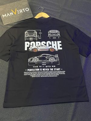Porsche Car Drop Shoulder T-Shirt_img_0
