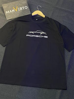 Porsche Car Drop Shoulder T-Shirt_img_1