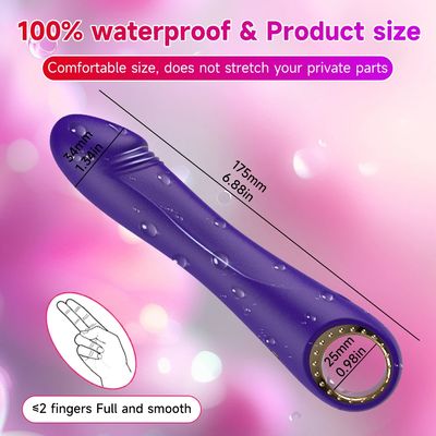 Dildo Vibrator Powerful 10 Vibration Clitoral and G-spot Stimulation Waterproof Sex Toys for for Women Couples Adult Products_img_5