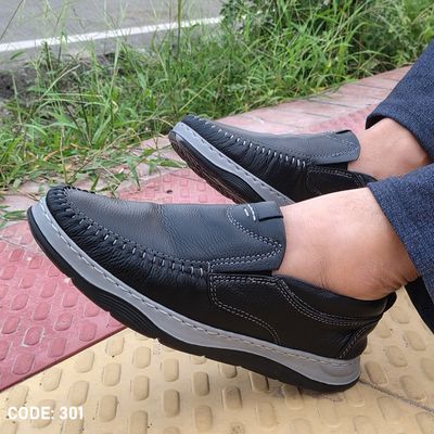 Casual Leather Loafer Shoes For Men- 301_img_0