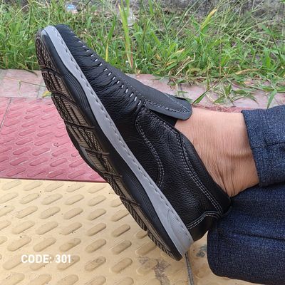 Casual Leather Loafer Shoes For Men- 301_img_2