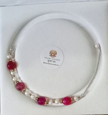 Pearl & marble stone combination Bracelet_img_0