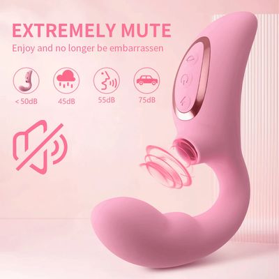 Heating Clitoral Sucking Vibrator 15 Modes Clitoris Sucker Vacuum Stimulator Vaginal Dildo Masturbator Adults Sex Toys for Women_img_3
