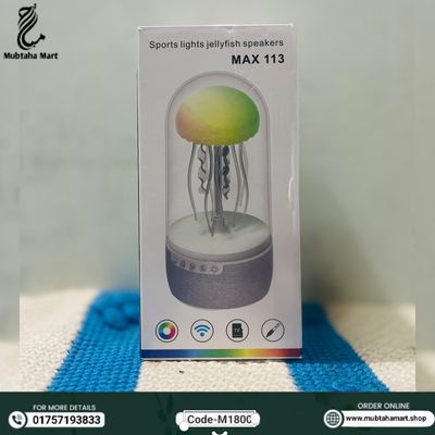 Creative Bluetooth Jellyfish Speaker with Colorful Octopus Lights