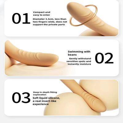 Dildo G Spot Vibrator Bendable Clitoral Anal Stimulator 10 Powerful Vibrating Modes Soft Silicone Adult Sex Toy for Women Couple_img_3