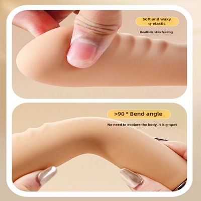 Dildo G Spot Vibrator Bendable Clitoral Anal Stimulator 10 Powerful Vibrating Modes Soft Silicone Adult Sex Toy for Women Couple_img_5