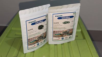 Organic Spirulina - 100 PCs Tablet / 500mg Per Tablet