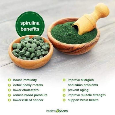 Organic Spirulina -  200 PCs Tablet / 500mg Per Tablet_img_4