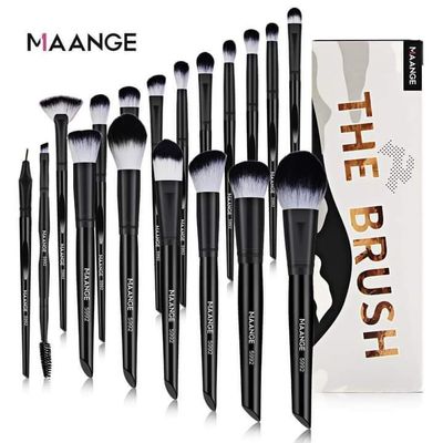 mangee the brush 18 piece brush set( black)_img_0