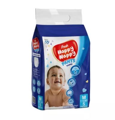 Fresh Happy Nappy Pant Diaper M (7-12 kg) 5 pcs_img_0