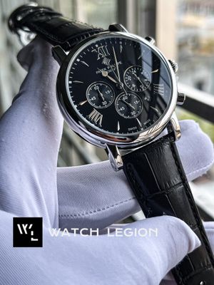 PATEK BLACK BELT SILVER CASE BLACL DIAL_img_0