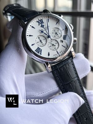 PATEK BLUE BELT SILVER CASE WHITE DIAL_img_0