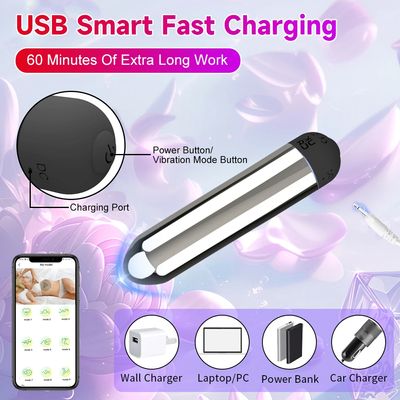 Powerful Bullet Vibrator APP Bluetooth Control Clitoral G Spot Stimulation Massager Mini Anal Pussy Stimulator Sex Toy for Women_img_3