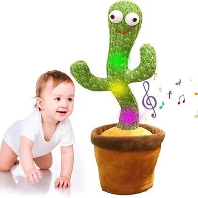 Dancing Cactus Toy Interactive Plush Toy with Music and Dance for Kids and Adults_img_0