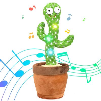 Dancing Cactus Toy Interactive Plush Toy with Music and Dance for Kids and Adults_img_2