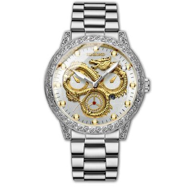 BINBOND B3030 Embossed Special Dragon Luminous Waterproof Quartz Watch For Men_img_2