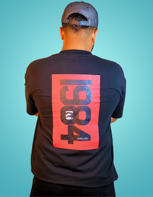 Premium Drop Shoulder Black(Bold-1904)