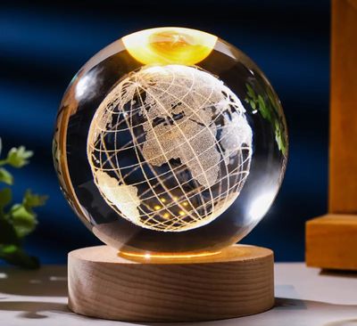 3D Crystal Ball – Globe (1 Color Base)_img_0