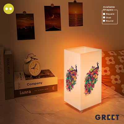 Peacock Dark Artistic Lamp