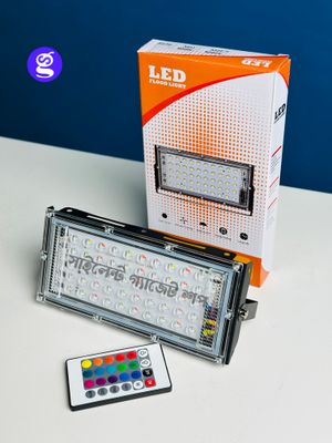 Remote Controlled IP66 Waterproof Outdoor Lighting  RGB LED Flood Light 50W_img_4