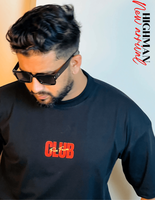 Premium Drop Shoulder Black(club)
