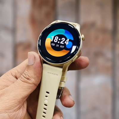 Colmi  V73 Bluetooth Calling Smart Watch- Gold Color_img_4