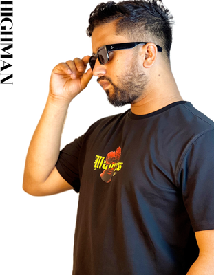 Premium Basic T-Shirt Black(Manners)