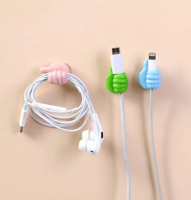 Thumb Shaped Cable Organizer – Silicone Wall Hook_img_8