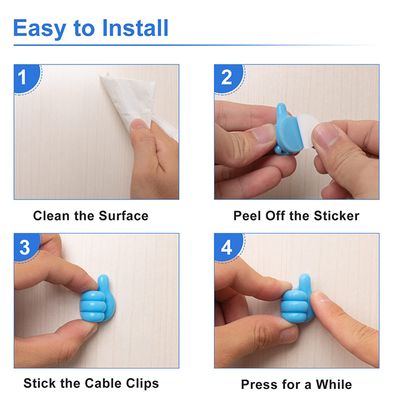 Thumb Shaped Cable Organizer – Silicone Wall Hook_img_10